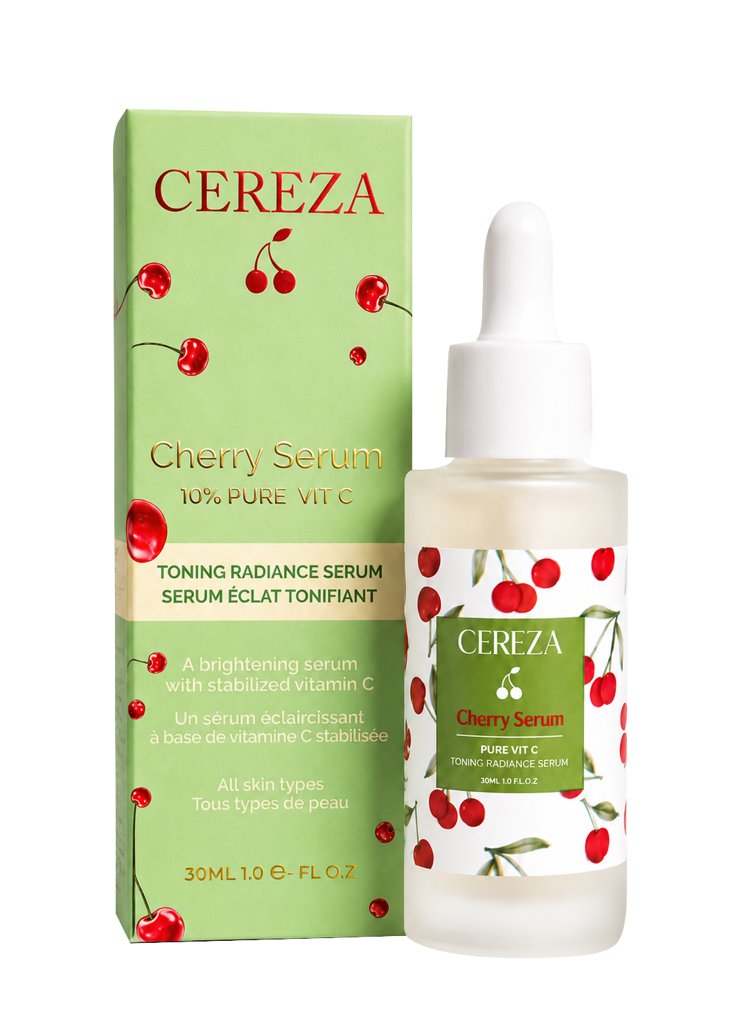 Cherry Serum — 10% Vitamine C Éclat Tonifiant